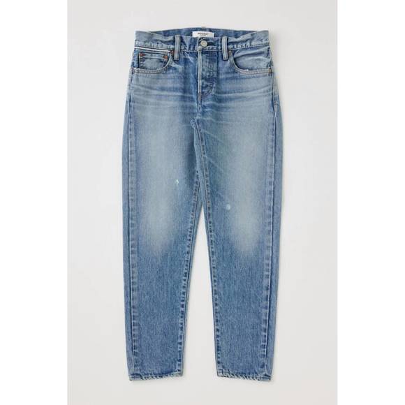 NEW MOUSSY women's arden tapered jeans in blue - Picture 3 of 3
